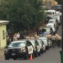 Caravan Lines Up At Tuolumne County Sheriff's Office In Sonora