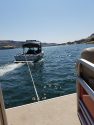 CCSO towing one of four stolen boats recovered on Lake Tulloch