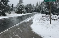 Snow along Ebbetts Pass HWY4 (File Photo)