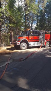 Ponderosa Drive structure fire response Sept 22 2017