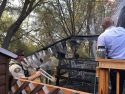Mobile home fire in Columbia