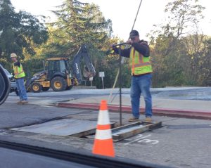 TUD Crew working on Sonora Water Pipe Break