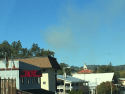 Fire behind Sonora High causes drift smoke up South Washington Street Oct 24 2017