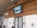 Transit Center NextBus display