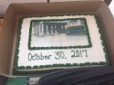 Transit Center Ribbon Cutting Cake