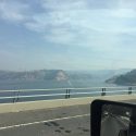 Smoky skies over New Melones in Calaveras County