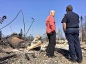 Governor Brown Views Aftermath Of Destructive Wine Country Fires