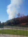 Smoke from Dunlavy Field