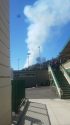 Smoke from Dunlavy Field
