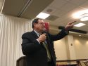Supervisor Randy Hanvelt serves as auctioneer