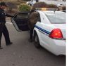 Supsect being arrested at the scene