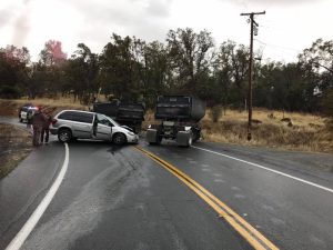 Crash on O'Byrnes Ferry Road