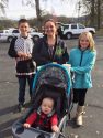 Family day at 2017 Santa Fly-in and INterfaith Coat Drive