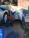 Plastic storage container targeted by bear at Columbia home