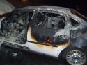 Burnt out vehicle near Sonora High School