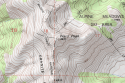 USGS Topo Map Detail of Ward Peak Tahoe