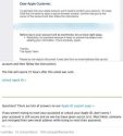 Apple scam email