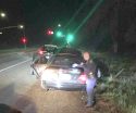 Mercedes were two suspects were arrested