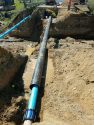 New pipe connected