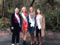 Miss Calaveras contestants (Left to right: Briana Wagner, Destinee Berry, Summer Hamari and Ava Mosely)