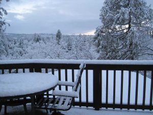 March Snow in Groveland