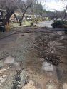 washed out parking area