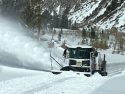 Caltrans seasonal Hwy 108 clearing operations continue towards Sonora Pass April 20 2018