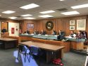 Clarke Broadcasting News Director BJ Hansen moderates Candidates Night