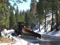 Caltrans begins pass clearing on Hwy 108 near Strawberry April 2 2018