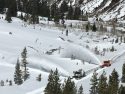 Caltrans seasonal Hwy 108 clearing operations continue towards Sonora Pass April 20 2018