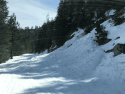 Hwy 108 beyond the Eagle Meadow closure gate April 2018