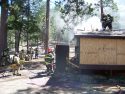 Live fire drill in Mi-Wuk Village