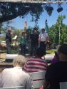 Calaveras Idol competition hosted by KKBN's Mark Corona (far left)