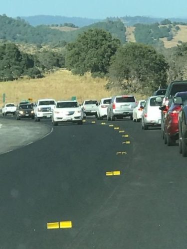 Slow Traffic On Highway 108