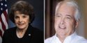 Dianne Feinstein and John Cox