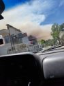Flat Fire visible from Groveland