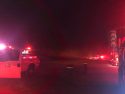 Scene of the Hogan Fire near Hogan Dam Road in Rancho Calaveras County