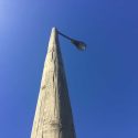 Wooden light pole to be replaced