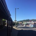 Wooden light pole to be replaced