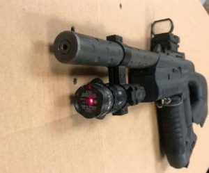 Gun found at the scene