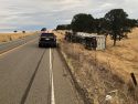 Semi overturned on J-59/La Grange Road near the Keystone area