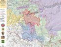 Ferguson Fire map 7-22-18