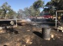 Barrel Fire In Valley Springs