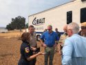 United States Secretary of Interior Ryan Zinke at the Ferguson Fire Camp