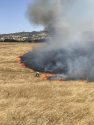 Fighting Waverly Fire near Linden