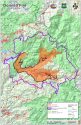 Donnell Fire Map Aug 21 2018