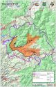 Donnell Fire Map