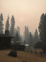 Ferguson Fire from Pinecrest-Lair of The Golden Bear-Camp Blue