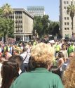 Protesters in Sacramento at Water Rally Aug 20 2018