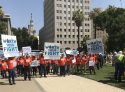 Protesters in Sacramento at Water Rally Aug 20 2018